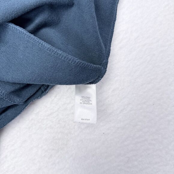 J Jill Pure Jill Dress Size‎ Medium Petite Blue Pullover Jersey Knit Pockets - Picture 5 of 8